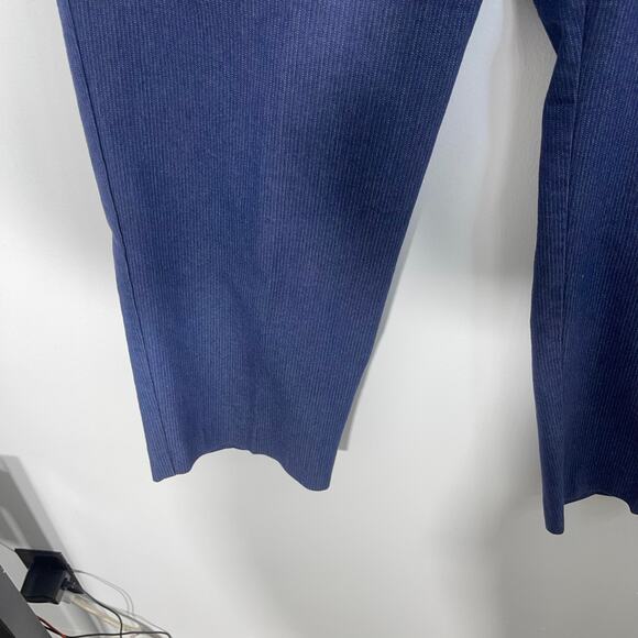 Van Heusen pants chinos slacks trousers women's 18 plus size slate blue pin strp - Picture 11 of 16